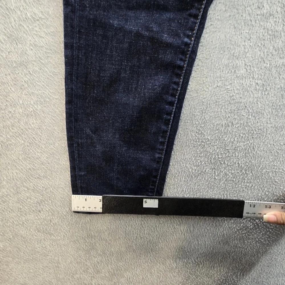 Lucky Brand Men Jeans 30X30 Dark Blue Denim 411 Athletic Taper Coolmax 23